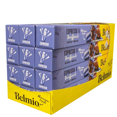 Набор кофе в капсулах Belmio Espresso Decaffeinato 12 упаковок