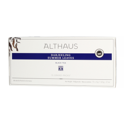 Althaus Darjeelind Summer Leaves - Даржилинг Летний сбор, 15 фильтр-пакетов
