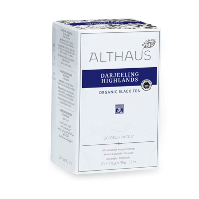 Чай Althaus Darjeeling Castelton - Даржилинг Кастелтон, 20 пакетиков