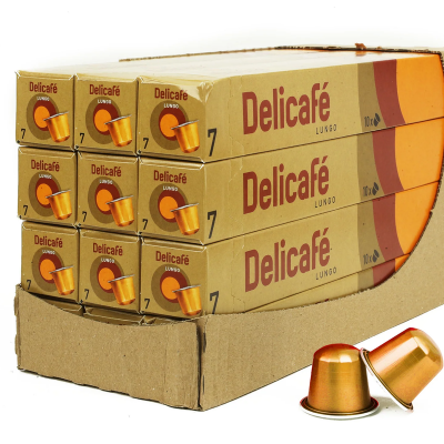 Набор кофе в капсулах Delicafe Lungo - 12 упаковок