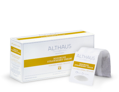 Althaus Rooibos Strawberry Cream - Ройбуш Клубника со Сливками, 15 фильтр-пакетов