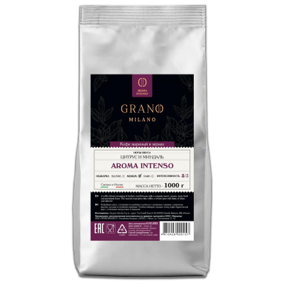 Кофе в зернах GRANO MILANO Aroma Intenso (Арома Интенсо) 1 кг