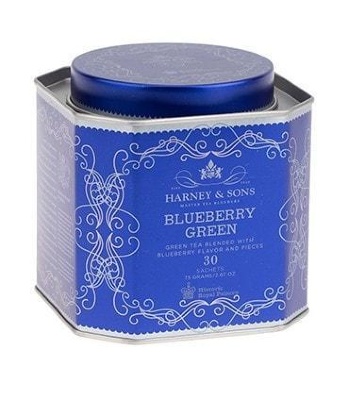 Чай Harney Sons BLUEBERRY GREEN (Зеленая черника) 30 пак