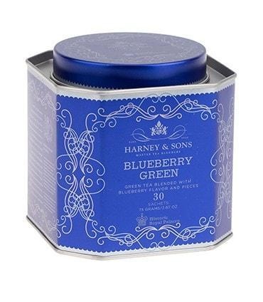 Чай Harney Sons BLUEBERRY GREEN (Зеленая черника) 30 пак
