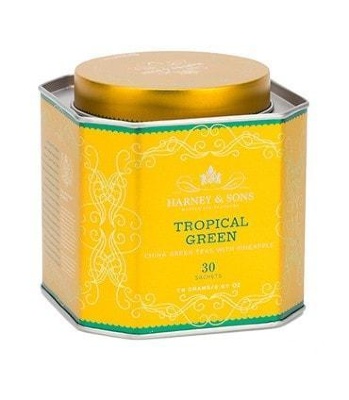 Чай Harney&Sons TROPICAL GREEN (Тропический) 30 пакетиков