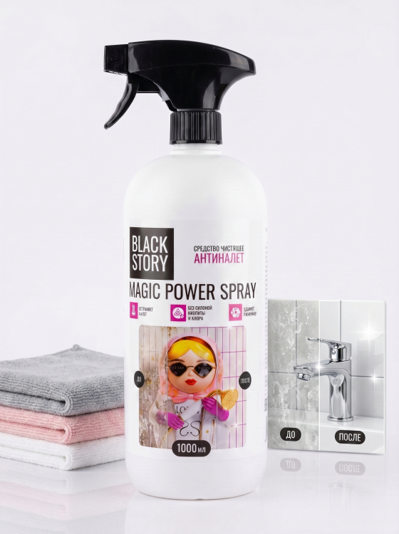 Средство чистящее антиналет Blackstory MAGIC POWER SPRAY 1л