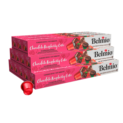 Кофе в капсулах Belmio Chocolate Raspberry Cake 12 упаковок