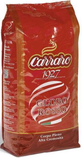 Кофе в зернах Carraro GLOBO ROSSO 1 кг
