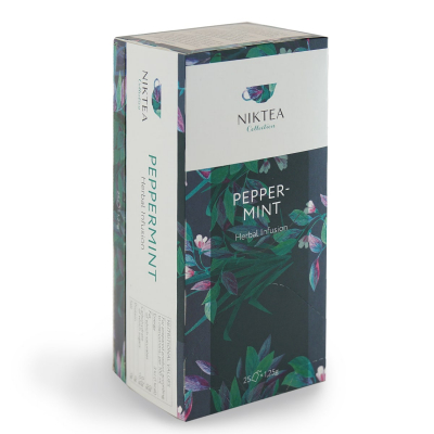 Чай травяной Никти - Niktea Peppermint, 25 пакетиков