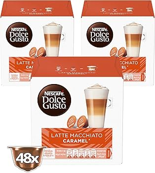Кофе в капсулах Dolce Gusto Original Latte Macchiato Caramel 48 шт 3 упаковки