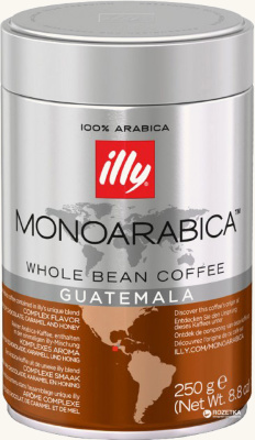 Кофе в зернах ILLY Моноарабика Гватемала 250гр