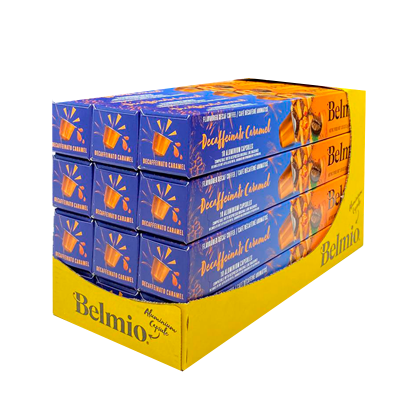 Набор капсул Belmio Decaffeinato Caramel -12 упаковок
