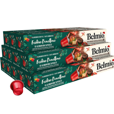 Набор кофе в капсулах Belmio Festive Panettone 12 упаковок