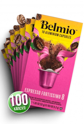 Набор кофе в капсулах Espresso Fortissimo 10 упаковок Набор кофе в капсулах Espresso Fortissimo 10 упаковок