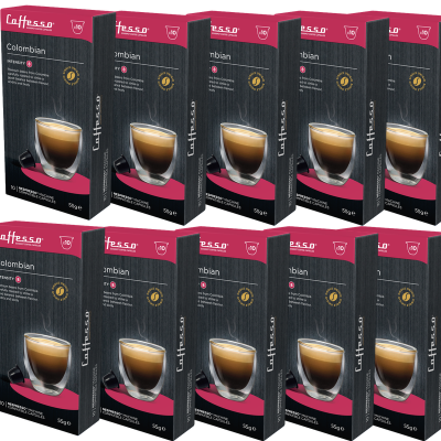 Набор кофе в капсулах Caffesso Colombian 10 упаковок