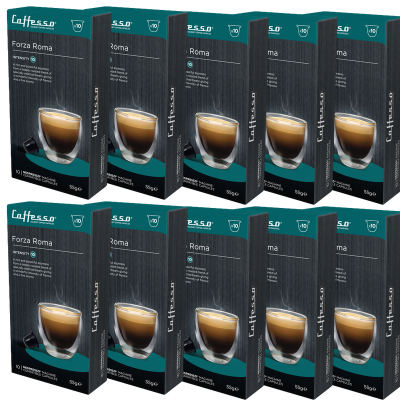 Набор кофе в капсулах Caffesso Forza Roma 10 упаковок