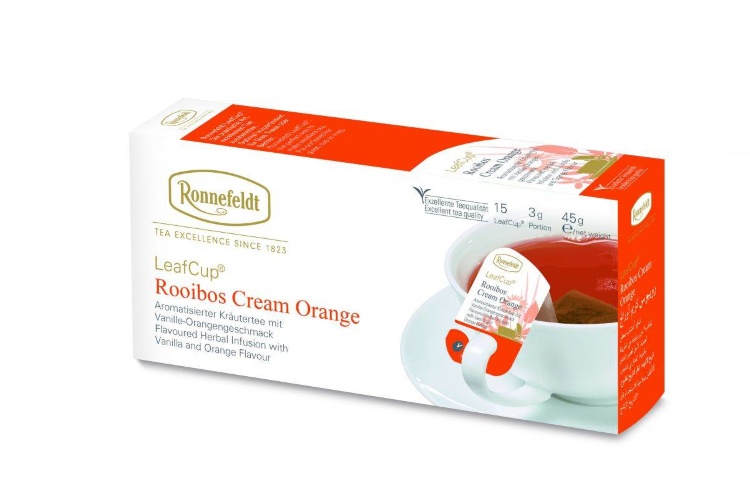 Ronnefeldt Leaf Cup Rooibos Cream Orange (ройбош крем оранж)-15 шт