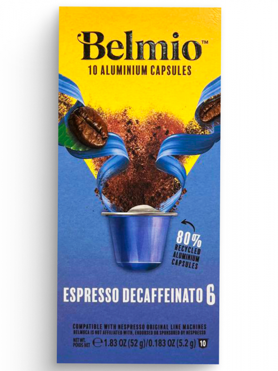 Кофе в капсулах Belmio Espresso Decaffeinato