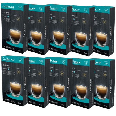 Набор кофе в капсулах Caffesso Sidamo 10 упаковок