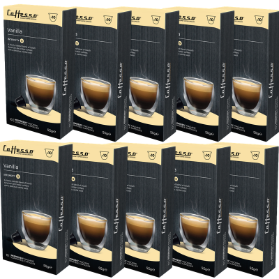 Набор кофе в капсулах Caffesso Vanilla 10 упаковок