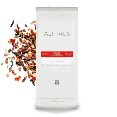 Напиток чайный фруктовый ароматизированный Althaus Summer Fruit - Летние фрукты, 250гр.