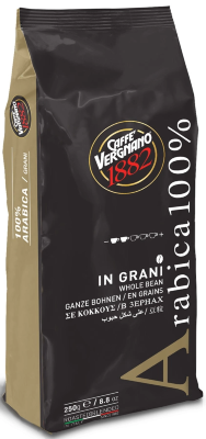 Кофе в зернах Vergnano Arabica 100% 250г.