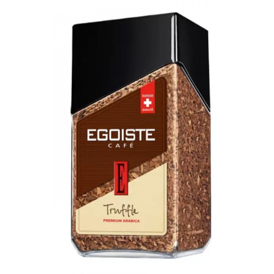 Растворимый кофе Egoiste Truffle сублимированный с молотым кофе 95 гр