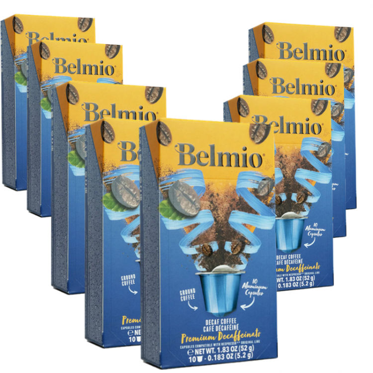 Набор капсул Belmio Premium Decaffeinato 80 капсул