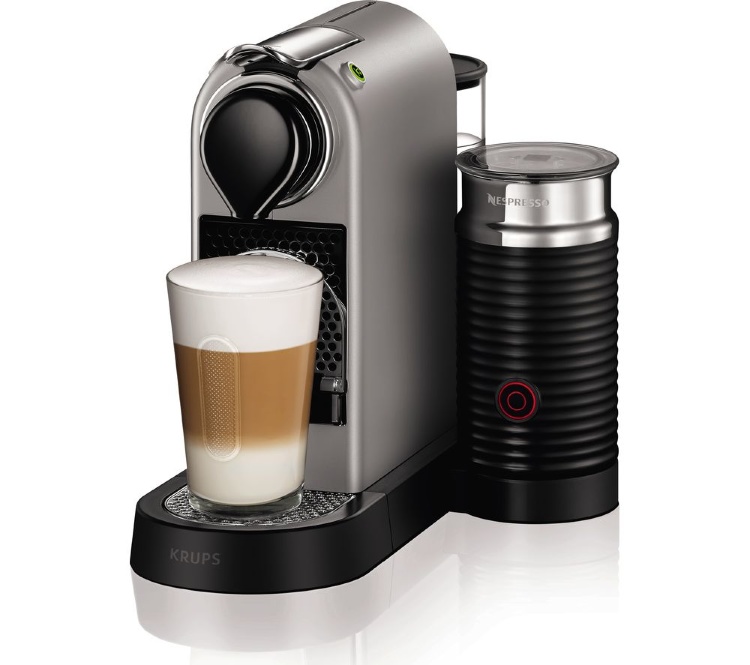 Капсульные кофемашины - nespresso citiz&milk (серая) купить онлайн в ...