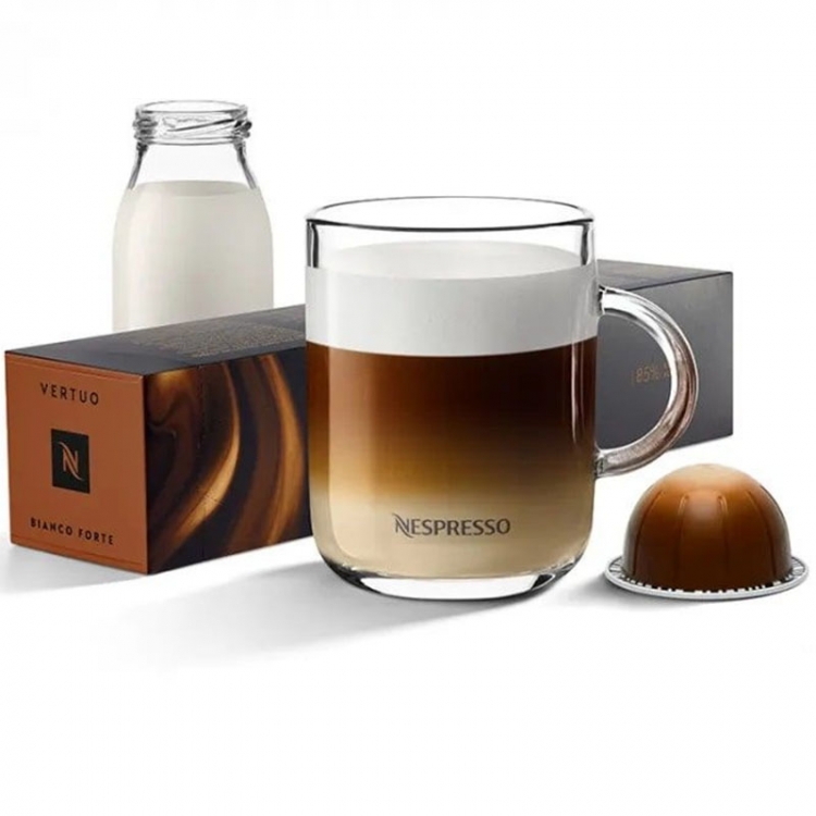 Кофе кофе в капсулах nespresso vertuo bianco forte купить онлайн в интернетмагазине