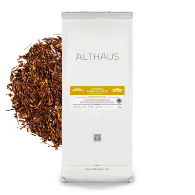 Напиток чайный ароматизированный Althaus Rooibos Vanilla Toffee - Ванильная карамель, 250гр