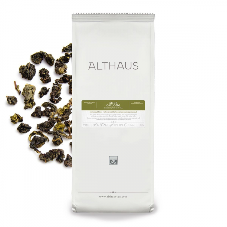 Чай зеленый Althaus Milk Oolong - Молочный Улун, 250 гр.