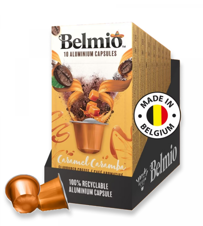 Набор кофе в капсулах Belmio Caramel Caramba 8 упаковок